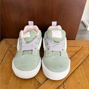 Vans Kids' Green & Pink Skate Shoes